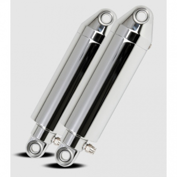 view Platinum 1702-FLH Polished Air Ride Bleed Feed Suspension Kit for Harley Touring