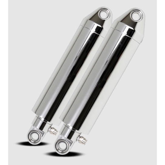 Platinum 1702VRBF Chrome Air Ride Bleed Feed Suspension Kit for Harley