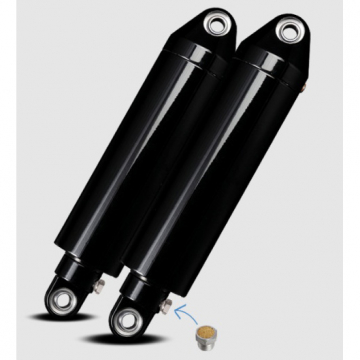 view Platinum 1702-VRD Gloss Black Air Ride Simple Suspension Kit for Harley V-Rod models