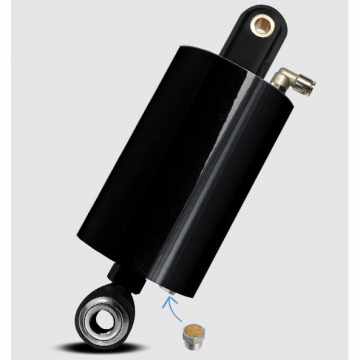 view Platinum 1732-SSIC Gloss Black Air Ride Simple Suspension Kit for Indian Chief '03-'11