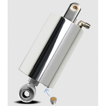 view Platinum 1732-SSIC Polished Air Ride Simple Suspension Kit for Indian Chief '03-'11