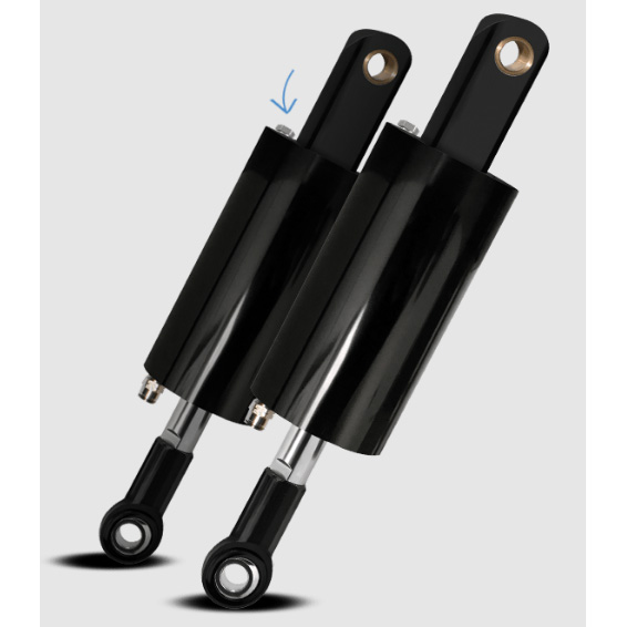 Platinum 8699SE Gloss Black Air Ride Simple Suspension Kit Harley EVO