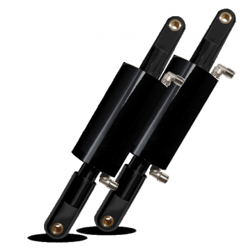 view Platinum Air Suspension SPYRFT-BF Black Air Ride System Front Bleed Feed for Can-Am Spyder