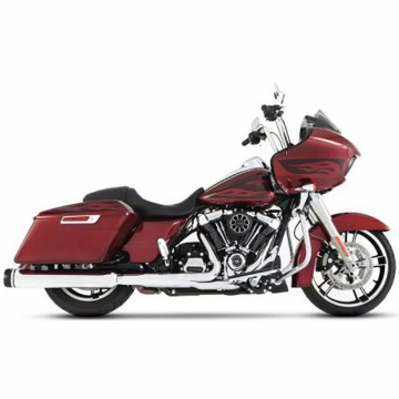 view Rinehart Motopro 45 4.5" Slip-on Exhaust w/ Merge Caps For Harley Touring '95-'16