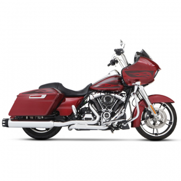 view Rinehart Motopro 45 4.5" Slip-on Exhaust w/ Merge Caps For Harley Touring '17-