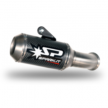 view Spark GDU1806C GP Carbon Slip-on Exhaust for Ducati Hypermotard 939 / 821