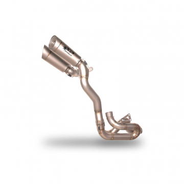 view Spark GDU8826T Double Grid-O Semi-Full Exhaust for Ducati Panigale V4 R/S
