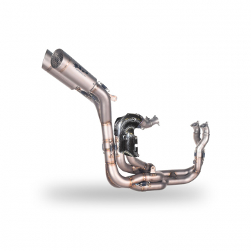 view Spark GDU8829T Double Grid-O Titanium Full Exhaust(WSBK) for Ducati Panigale V4 R/S