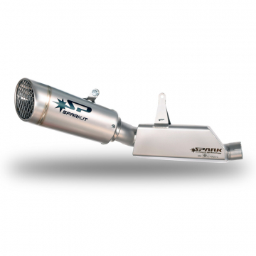 view Spark GTR0502TOM Grid-O Slip-on Exhaust, Euro4 box for Triumph Street Triple 765 RS (2017-)