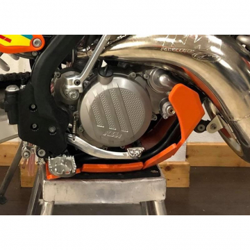 view AXP AX1448 Xtrem Skid Plate, Orange for KTM 125XCW (2017-2019), 150EXC (2020-)