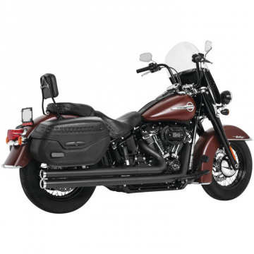Freedom Performance HD00754 Independence Long Exhausts, Black Harley Softails (2018-)