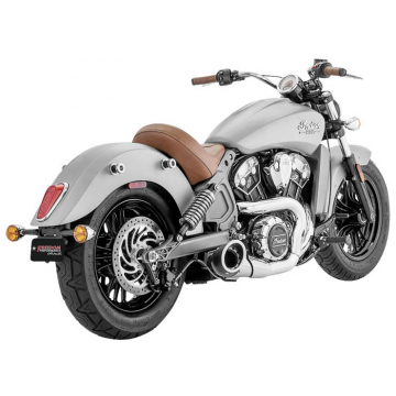Freedom Performance IN00077 Turnout 2-into-1 Slip-On Exhausts, Chrome Indian Scout (2014-)