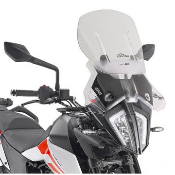 view Givi AF7711 Airflow Windshield for KTM 390 / 790 Adventure (2020-)