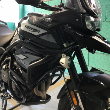 view Hepco & Becker 509.7605 00 01 Tank Guards, Black for Triumph Tiger 900 Rally/GT/Pro '20-'23
