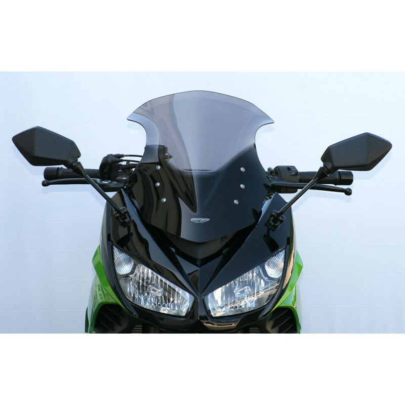 MRA 4025066130375 Double-Bubble Racing Windshield, Black Kawasaki
