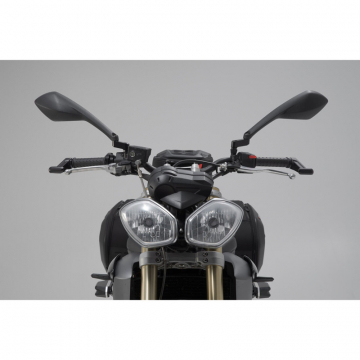 Sw-Motech LVG.11.283.10000/B Lever Guards, Black for Triumph Street Triple 675