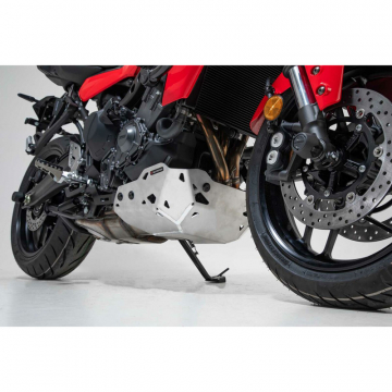 view Sw-Motech MSS.06.921.10000/S Skid Plate, Silver for Yamaha Tracer 9 (2021-)