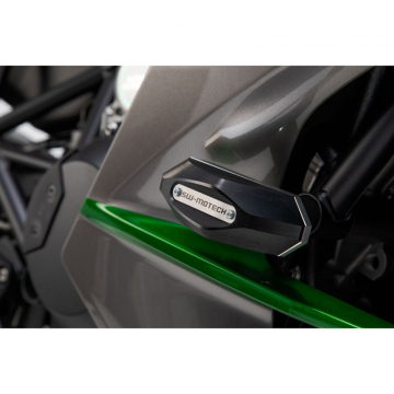view Sw-Motech STP.08.590.11500/B Frame Slider Kit for Kawasaki Ninja H2 SX (2018-)