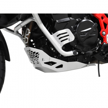 view Zieger 10001414 Skid Plate, Silver for BMW F650GS/F700GS/F800GS