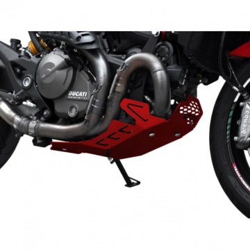 view Zieger 10001964 Skid Plate, Red for Ducati Monster 821 (2014-2016)
