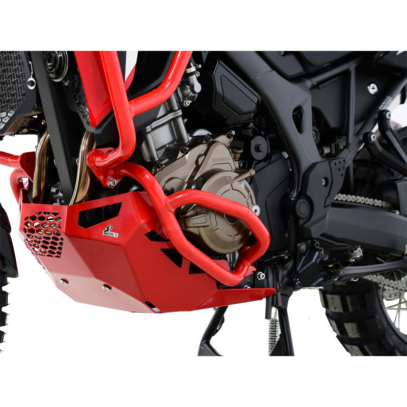 リプラオール Zieger 10002089 Lower Crashbars, Red for Honda CRF1000L Africa