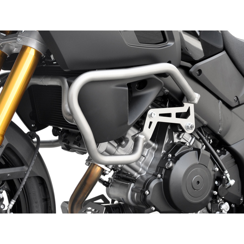Zieger 10002105 Crashbars, Silver for Suzuki DL1000 Vstrom (20142019
