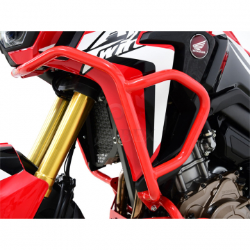 view Zieger 10002982 Upper Crashbars, Red for Honda Africa Twin (2016-2017)