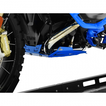 Zieger 10003806 Skid Plate, Blue for BMW R1200GS Rally (2013-2018)