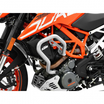 view Zieger 10004948 Crashbars, Silver for KTM 390 Duke (2017-2019)