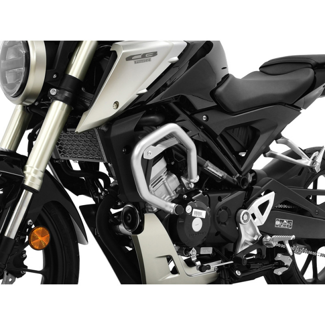 Zieger 10005009 Crashbars Silver for Honda CB125R 2018 Accessories International