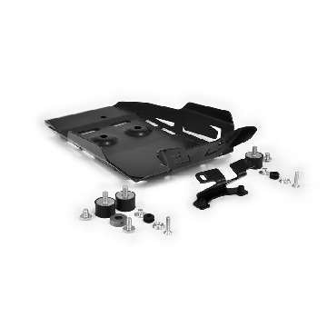 Zieger 10005012 Skid Plate, Black for BMW R1200R (2015-2018)
