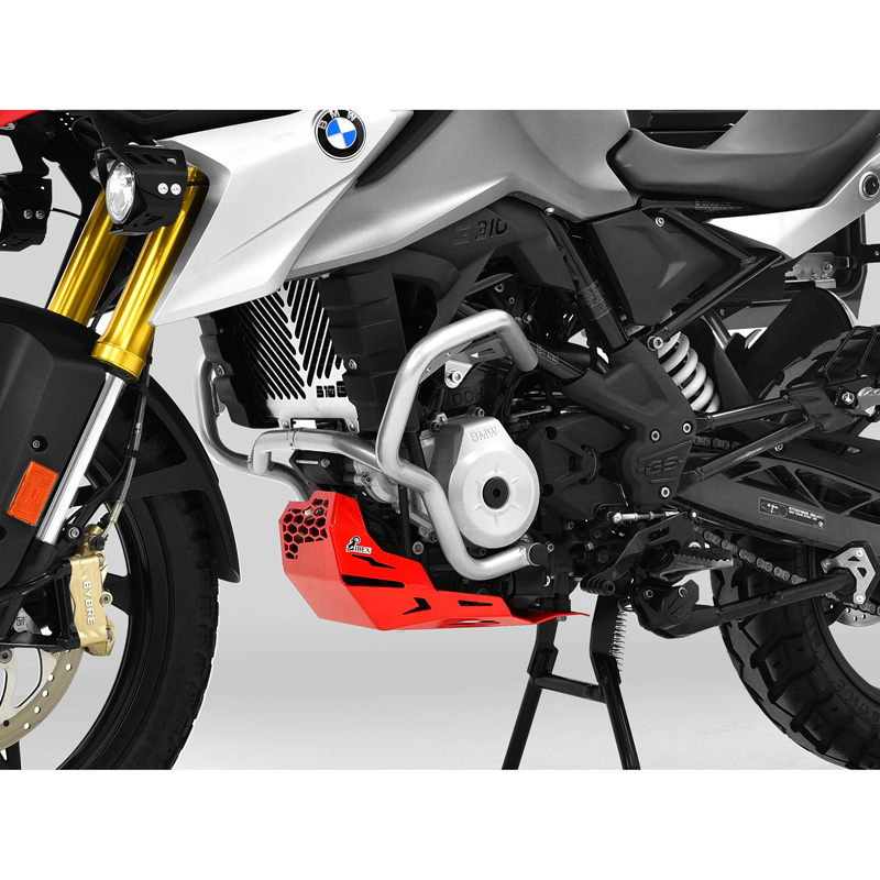 Zieger 10005826 Lower Crashbars, Silver for BMW G310GS (2017-2019