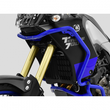 view Zieger 10006834 Upper Crashbars, Blue for Yamaha Tenere 700 (2019-2023)