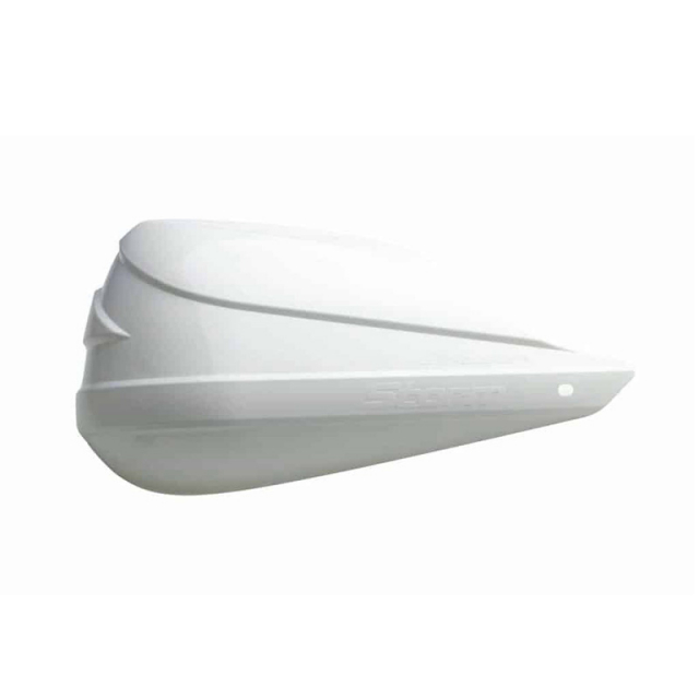 Barkbusters S3.W Storm Plastic Guards(Pair), White | Accessories