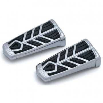 Kuryakyn 5658 Spear Footpegs, Chrome, Splined