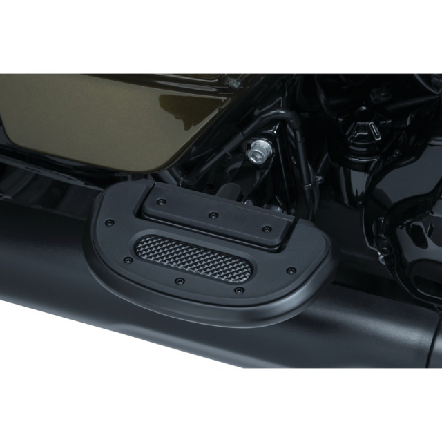 Kuryakyn 7046 Heavy Industry Floorboards, Black, Splined