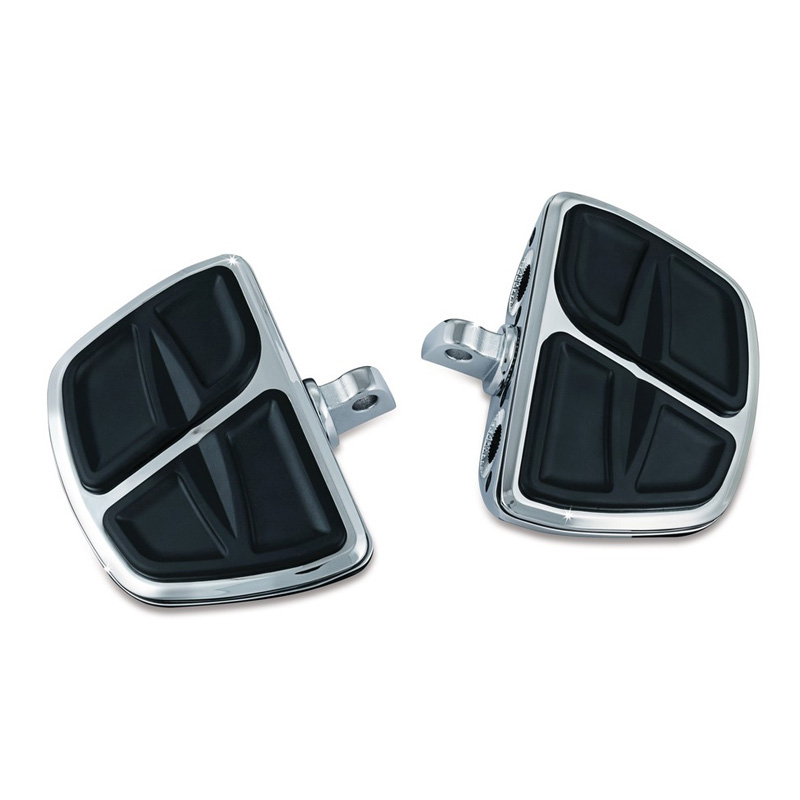 Kuryakyn 7610 Mini Floorboards 5 x 4 inches, Chrome