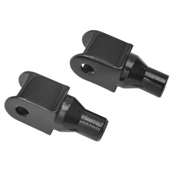 view Kuryakyn 8864 Tapered Adapter / Pegs Front/Rear Mounts, Gloss Black for OEM Peg Honda