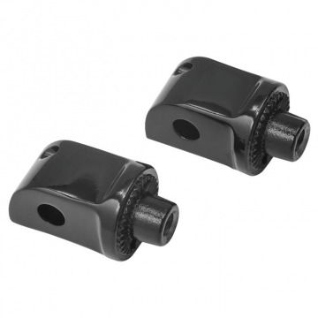 view Kuryakyn 8865 Splined Adapter / Pegs Mounts, Gloss Black for OEM Peg Kawasaki & Yamaha
