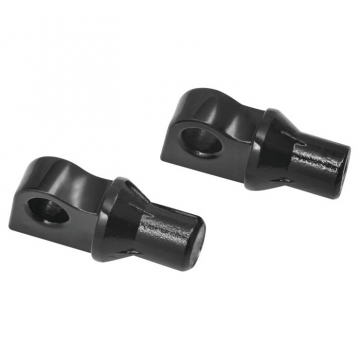 view Kuryakyn 8890 Tapered Adapter / Pegs Front/Rear Mounts, Gloss Black for Harley