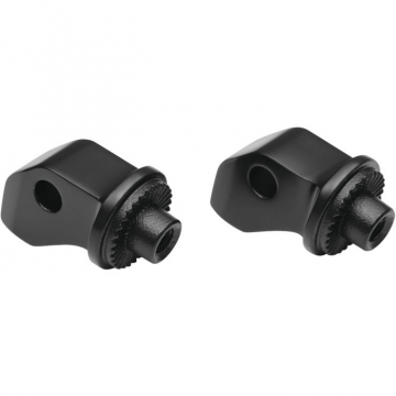 view Kuryakyn 8893 Splined Adapter / Pegs Mounts, Black for Front OEM Peg Victory & Indian