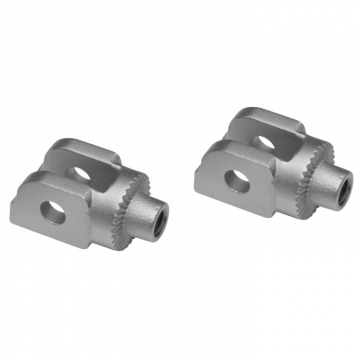 view Kuryakyn 8902 Splined Adapter / Pegs Mounts, Silver for OEM Peg R NineT