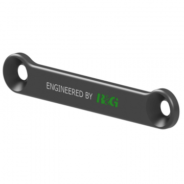 view R&G BLP0105BKGR Rear Foot Rest Blanking Plate, Left for Kawasaki ZH2 (2020-)