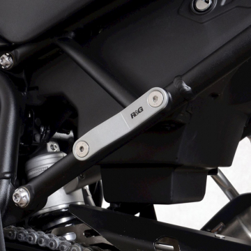 view R&G BLP0106BK Rear Foot Rest Blanking Plate for Triumph Tiger 900 / 850 Sport