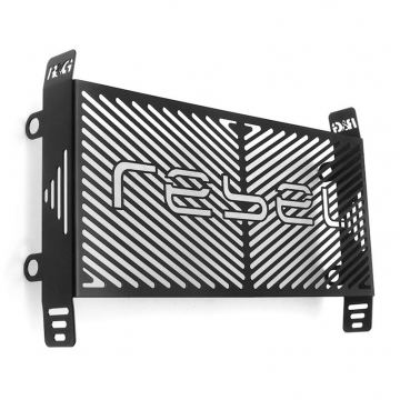 view R&G BRG0024BK Branded Radiator Guard, Black for Honda CMX 500 Rebel (2017-)