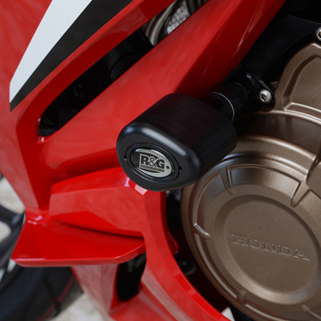view R&G CP0463BL Aero Crash Protectors, Black for Honda CBR500R (2019-)