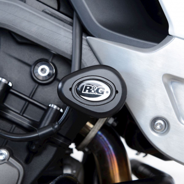 view R&G CP0492BL Aero Style Crash Protectors, Black for Triumph Tiger 900 / GT/ Rally '20-'23