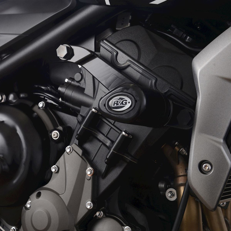 R&G CP0516BL Aero Style Crash Protectors for Triumph Trident 660