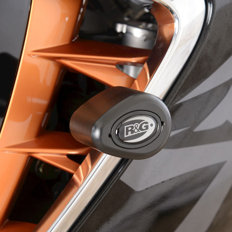 R&G CP0521BL Aero Style Crash Protectors, No-Drill for Suzuki