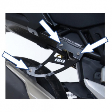 R&G EH0093BK Exhaust Hanger, Black for Honda CB500X & CB400X (2019-)